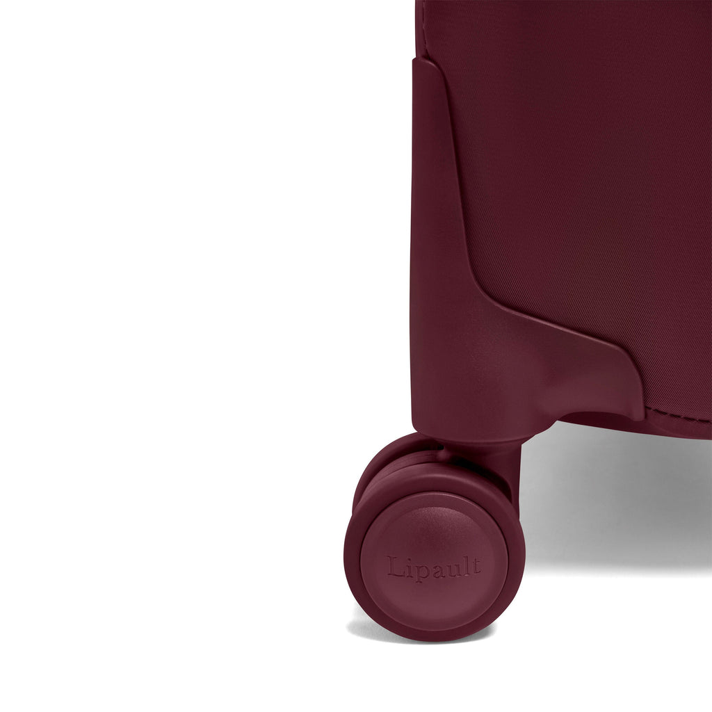 Lipault Plume Cabin Spinner in the color Bordeaux.