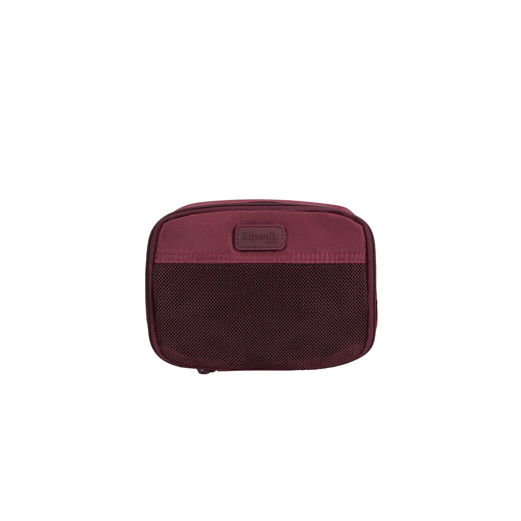 Lipault Travel Accessories 3 Piece Packing Cubes in the color Bordeaux.