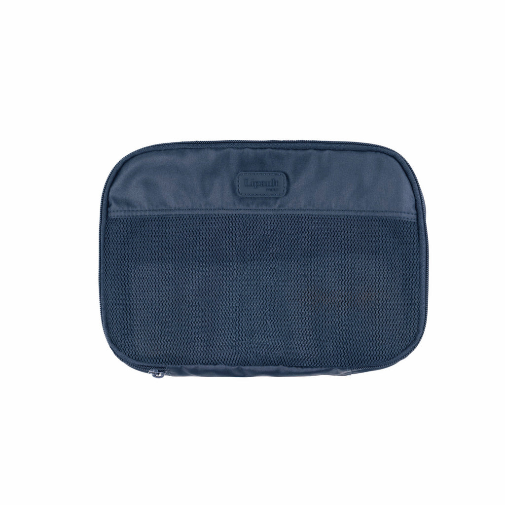Lipault Travel Accessories 3 Piece Packing Cubes in the color Navy.