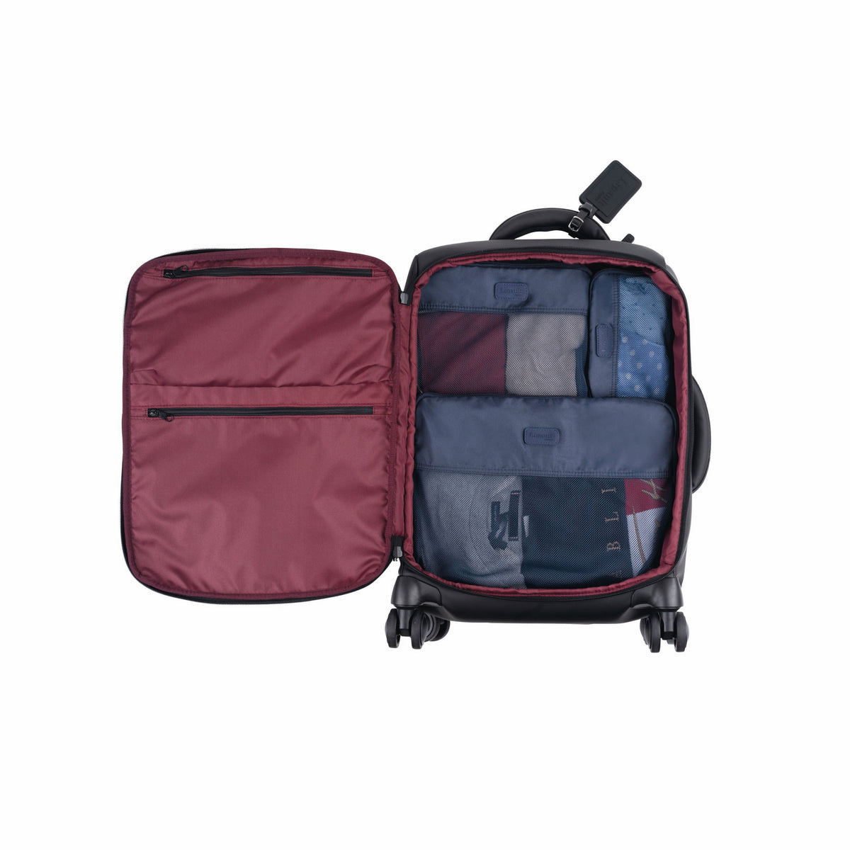 Lipault Travel Accessories 3 Piece Packing Cubes in the color Navy.