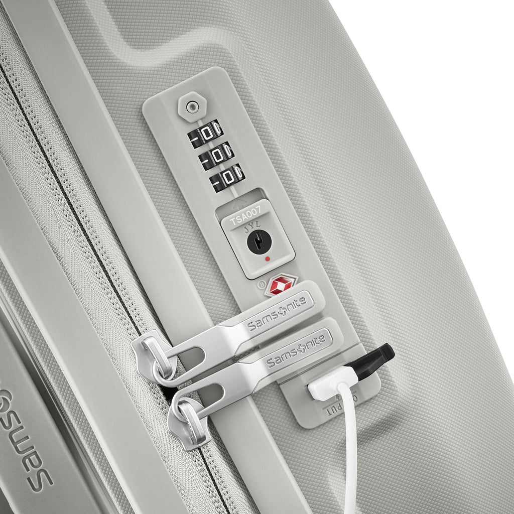 Samsonite Outline Pro Spinner Carry-On™ in the color Stone Grey.