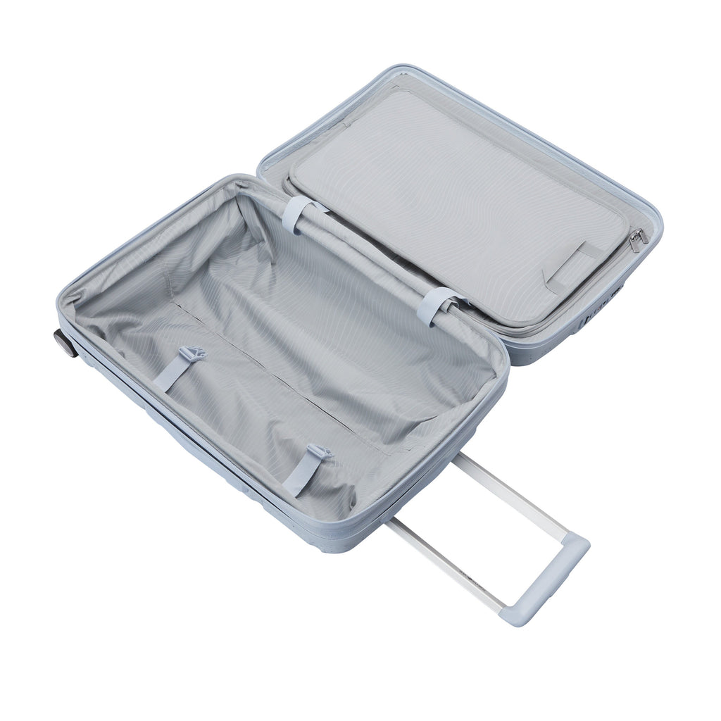 Samsonite Outline Pro Spinner Carry-On™ in the color Translucent Blue.