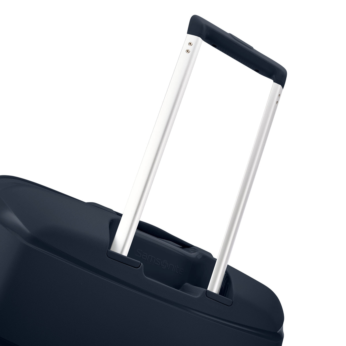 Samsonite Outline Pro Spinner Medium in the color Midnight Blue.