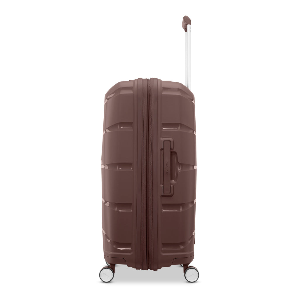 Samsonite Outline Pro Spinner Medium in the color Chocolate Mauve.