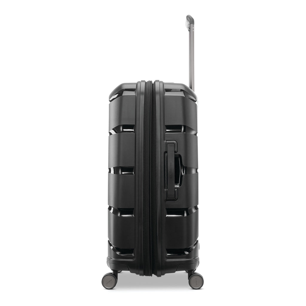 Samsonite Outline Pro Spinner Medium in the color Midnight Black.