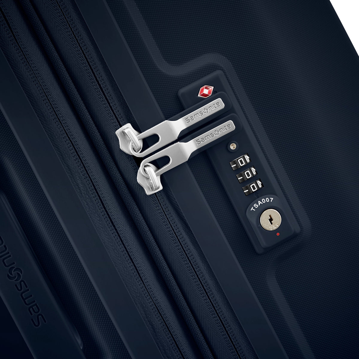 Samsonite Outline Pro Spinner Large in the color Midnight Blue.