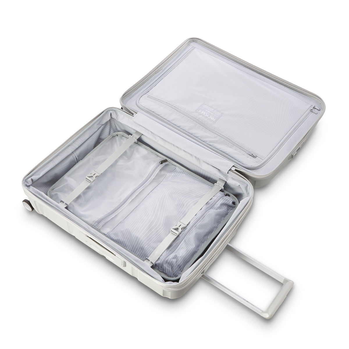 Samsonite Outline Pro Spinner Large in the color Stone Grey.