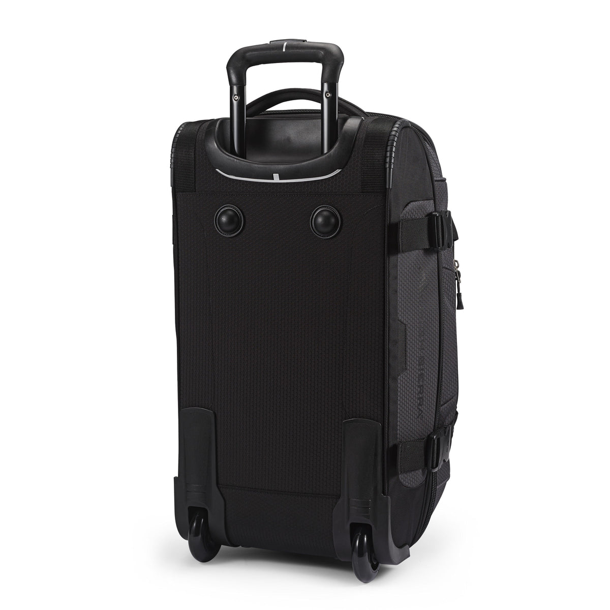 High Sierra Fairlead 22" Drop Bottom Duffle in the color Mercury/Black.