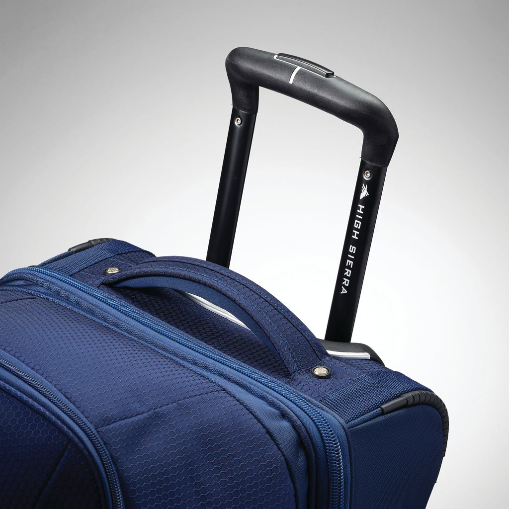 High Sierra Fairlead 22" Drop Bottom Duffle in the color True Navy/Graphite Blue.