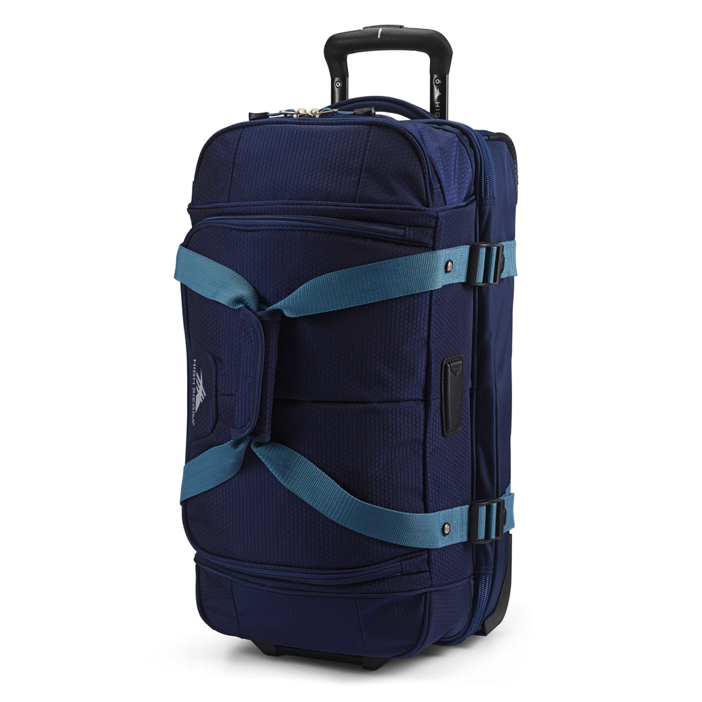 High Sierra Fairlead 22" Drop Bottom Duffle in the color True Navy/Graphite Blue.