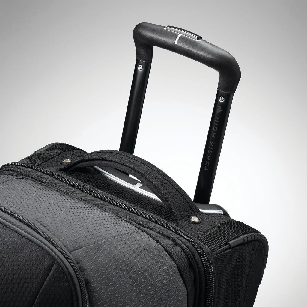 High Sierra Fairlead 28" Drop Bottom Duffle in the color Mercury/Black.