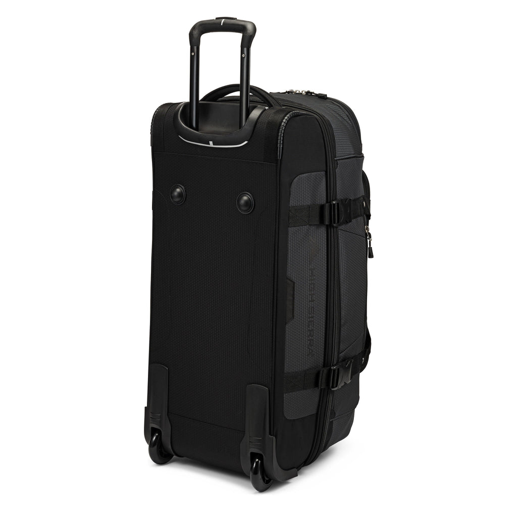 High Sierra Fairlead 28" Drop Bottom Duffle in the color Mercury/Black.