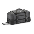 High Sierra Fairlead 28" Drop Bottom Duffle in the color Mercury/Black.
