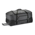 High Sierra Fairlead 34" Drop Bottom Duffle in the color Mercury/Black.
