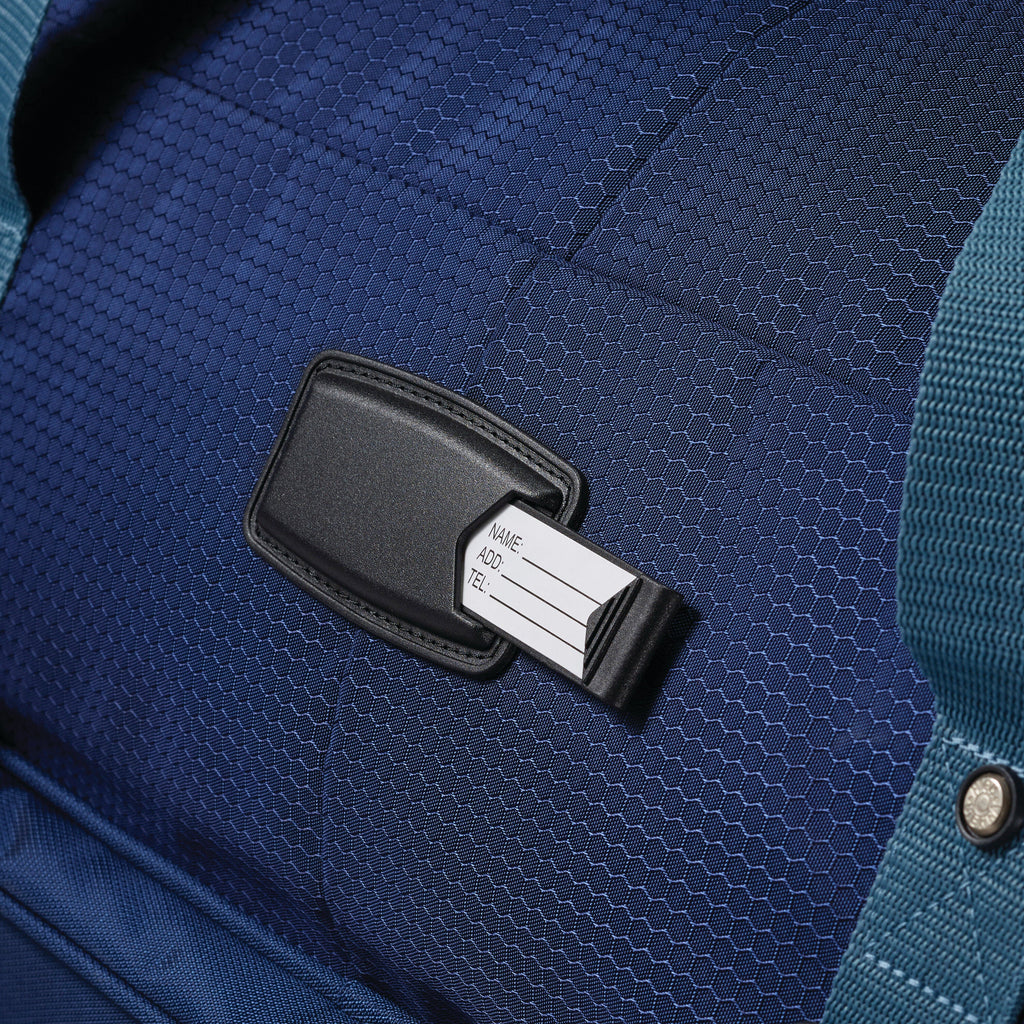High Sierra Fairlead 34" Drop Bottom Duffle in the color True Navy/Graphite Blue.