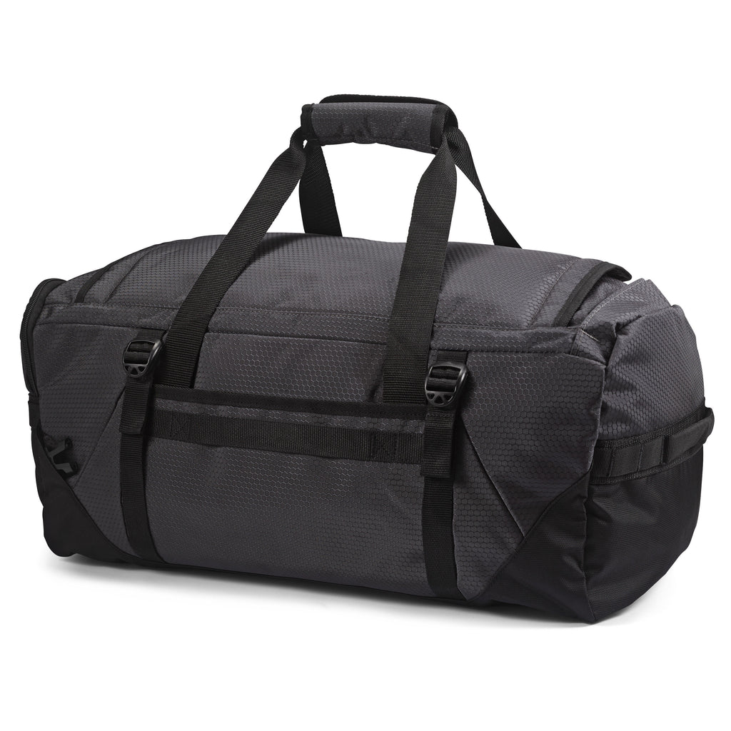 High Sierra Fairlead Convertible Duffle in the color Mercury/Black.