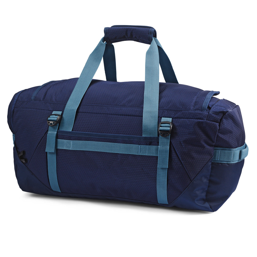 High Sierra Fairlead Convertible Duffle in the color True Navy/Graphite Blue.