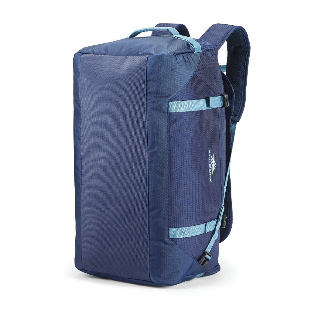 High Sierra Fairlead Convertible Duffle in the color True Navy/Graphite Blue.