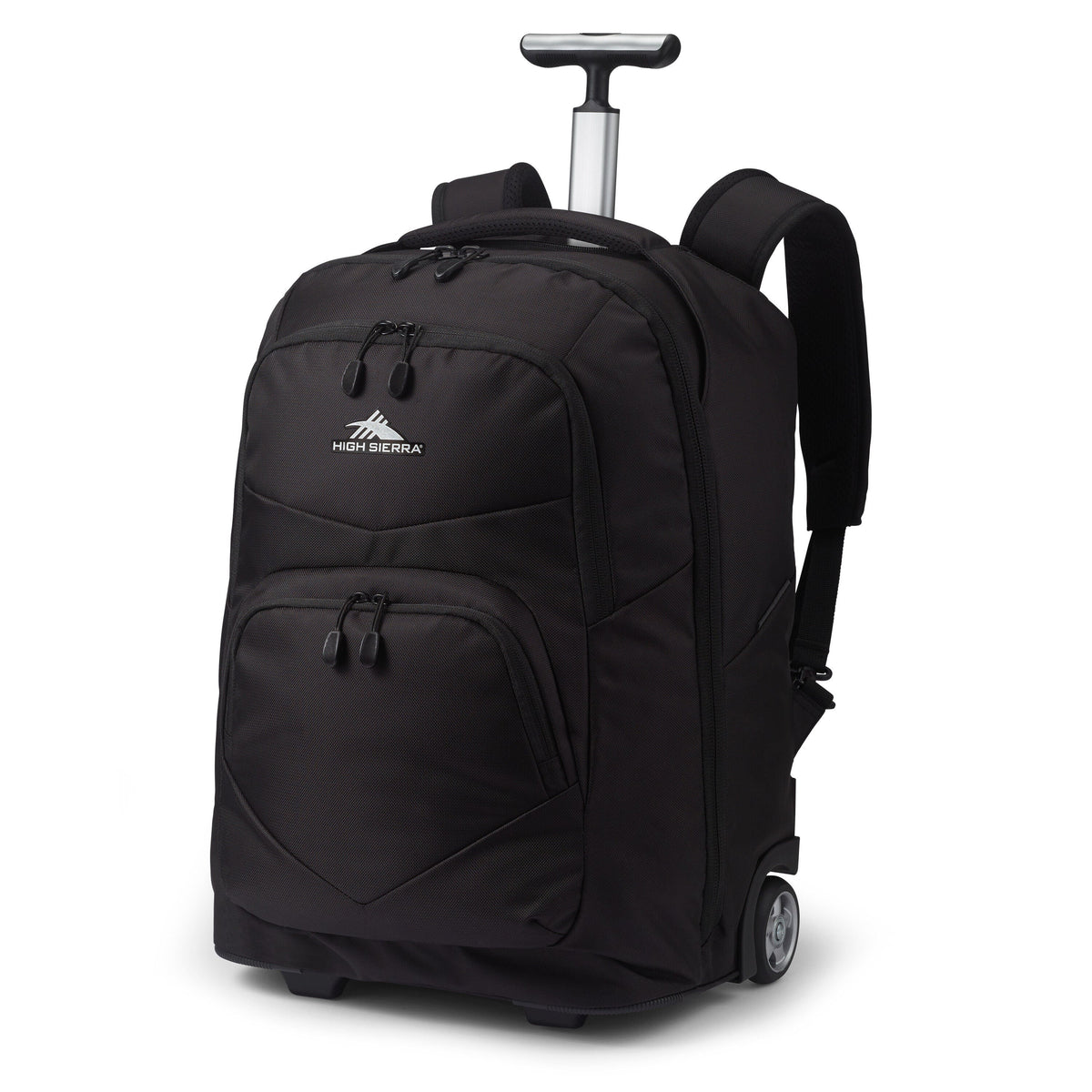 High Sierra Freewheel Pro Wheeled Backpack in the color Black.