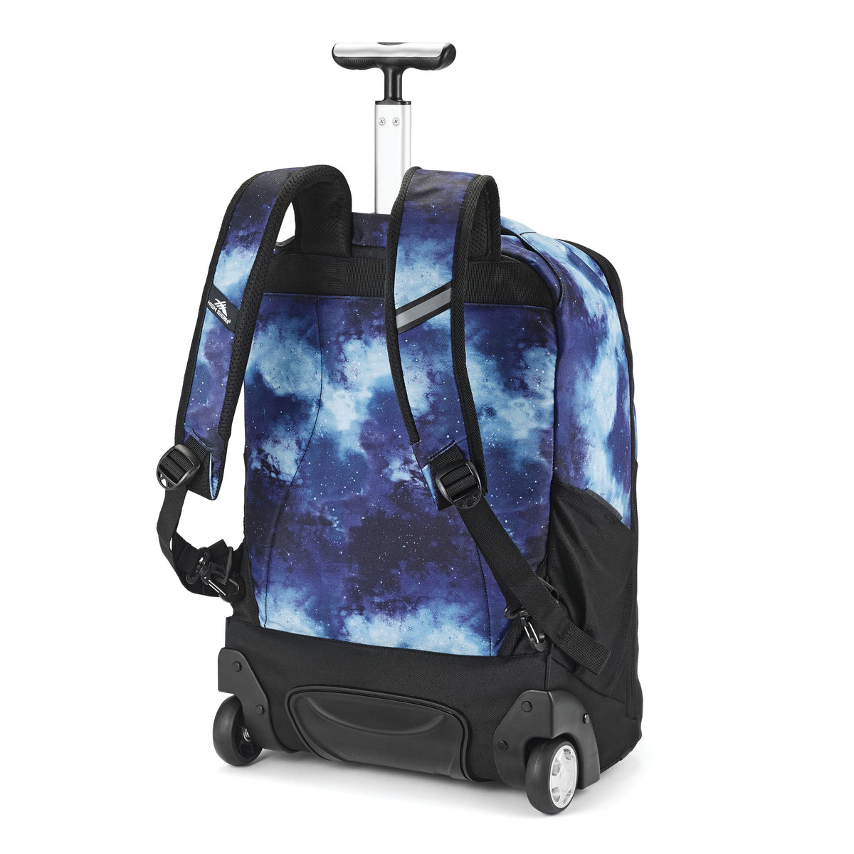 High Sierra Freewheel Pro Wheeled Backpack in the color Space/Black.