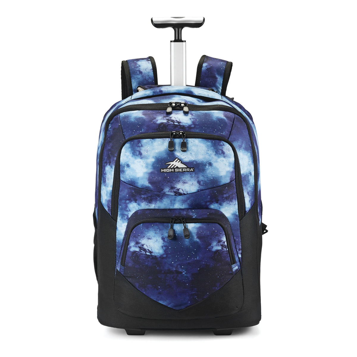High Sierra Freewheel Pro Wheeled Backpack in the color Space/Black.