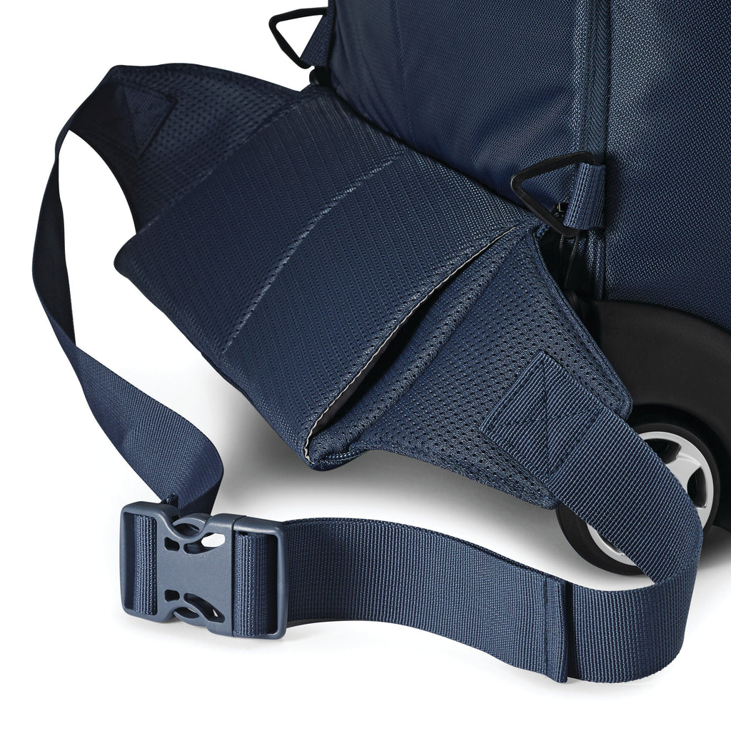 High Sierra BTS Powerglide Pro Wheeled Backpack in the color Indigo Blue.