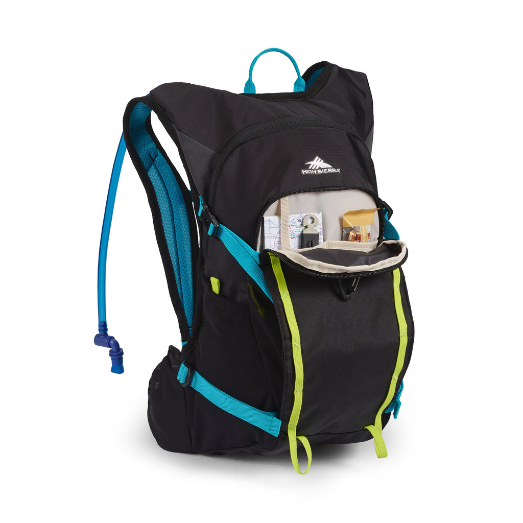 High Sierra Hydrahike 2.0 16L Chill Hydration Pack in the color Black.