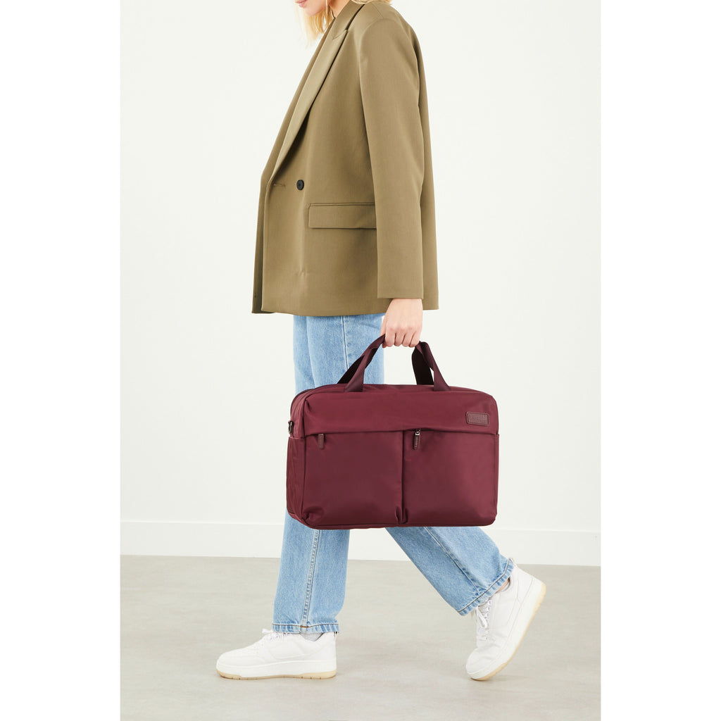 Lipault City Plume 24H Bag in the color Bordeaux.