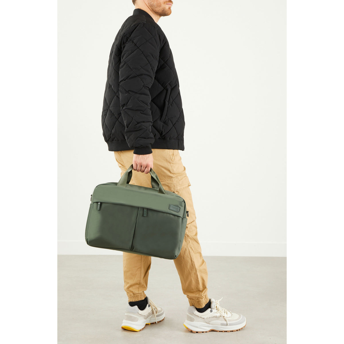 Lipault City Plume 24H Bag in the color Khaki.