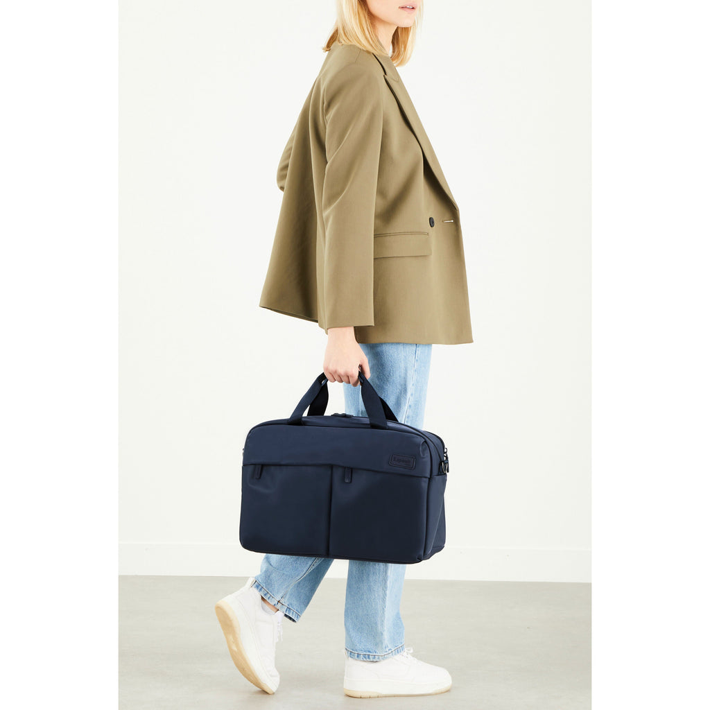 Lipault City Plume 24H Bag in the color Navy.