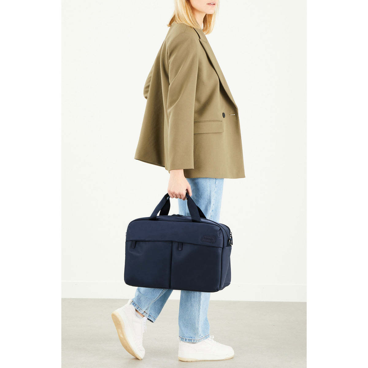 Lipault City Plume 24H Bag in the color Navy.