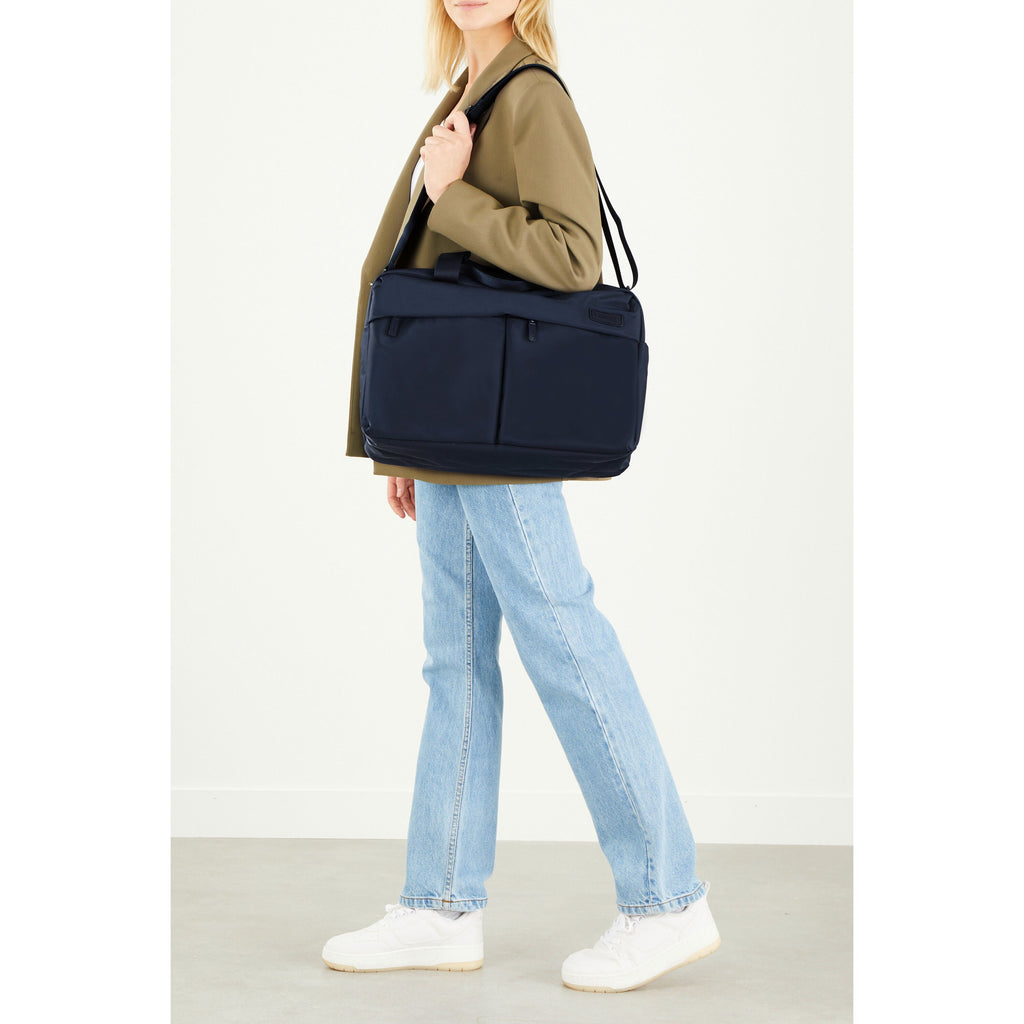 Lipault City Plume 24H Bag in the color Navy.