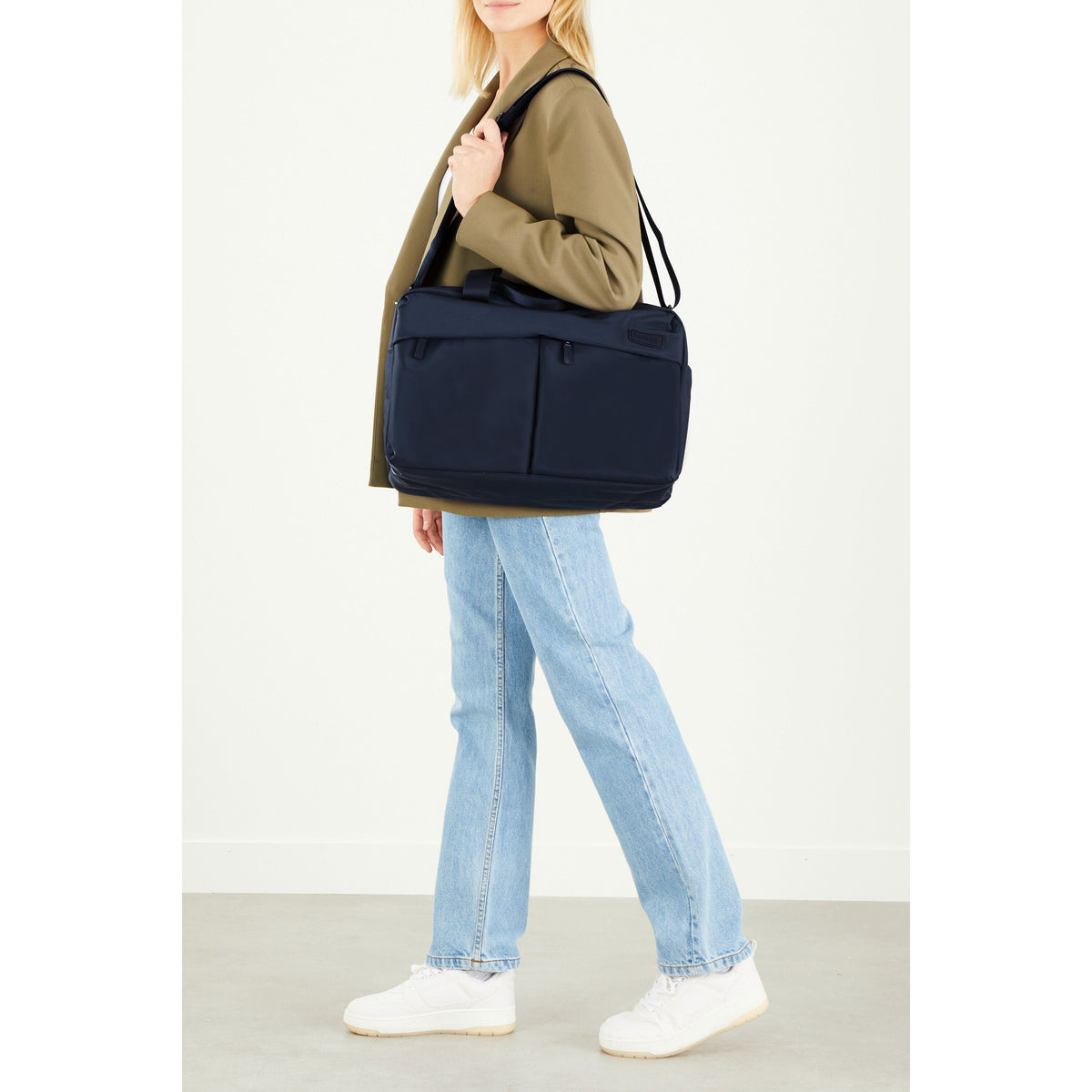 Lipault City Plume 24H Bag in the color Navy.
