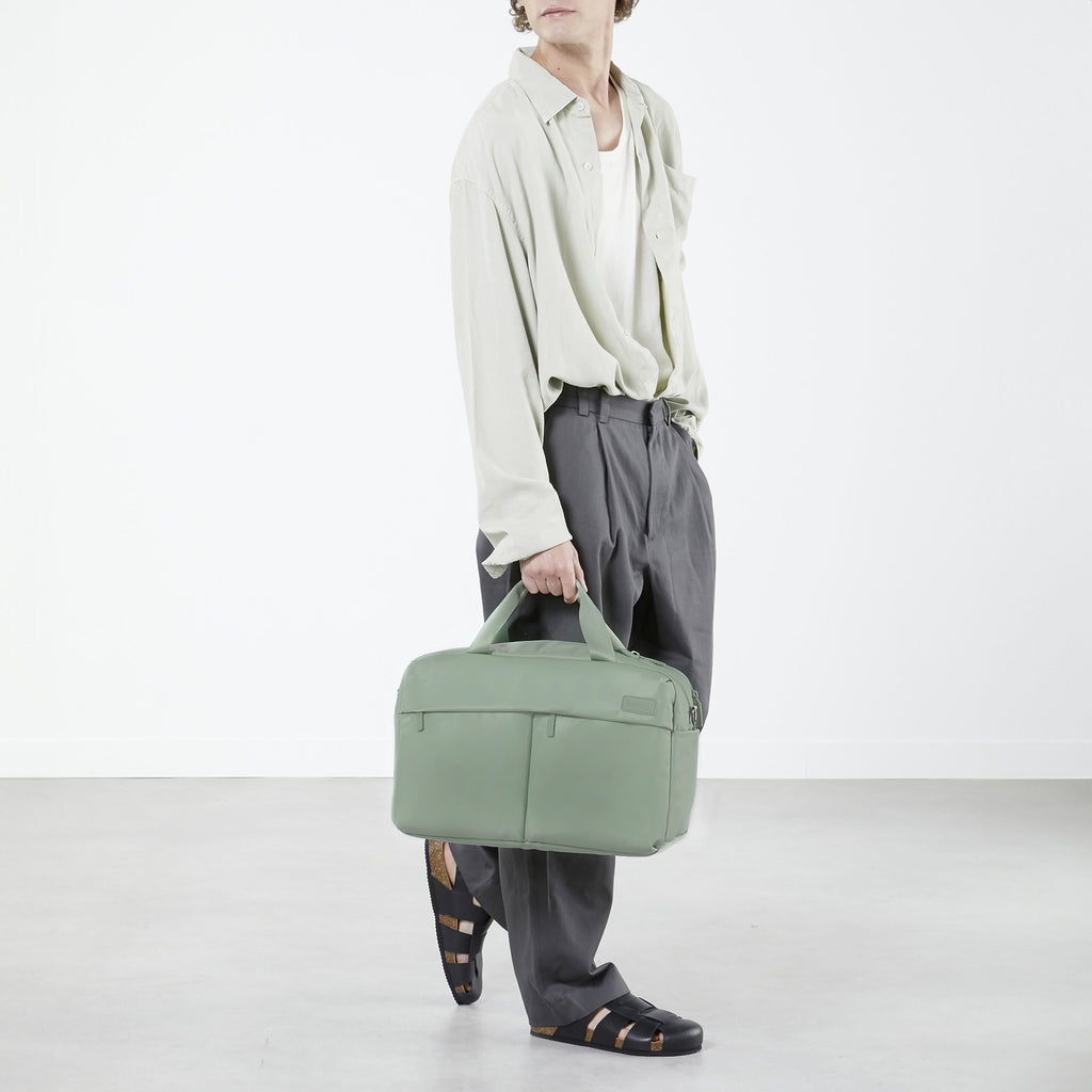 Lipault City Plume 24H Bag in the color Dry Sage.