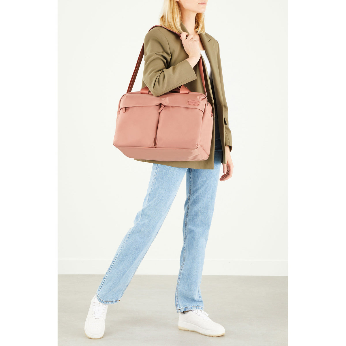 Lipault City Plume 24H Bag in the color Rosewood.