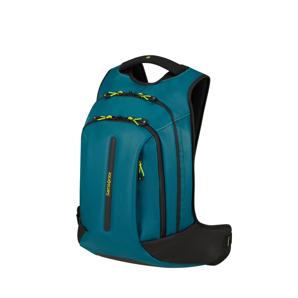 Samsonite Prodiver Laptop Backpack (Medium) in the color Petrol Blue/Lime.