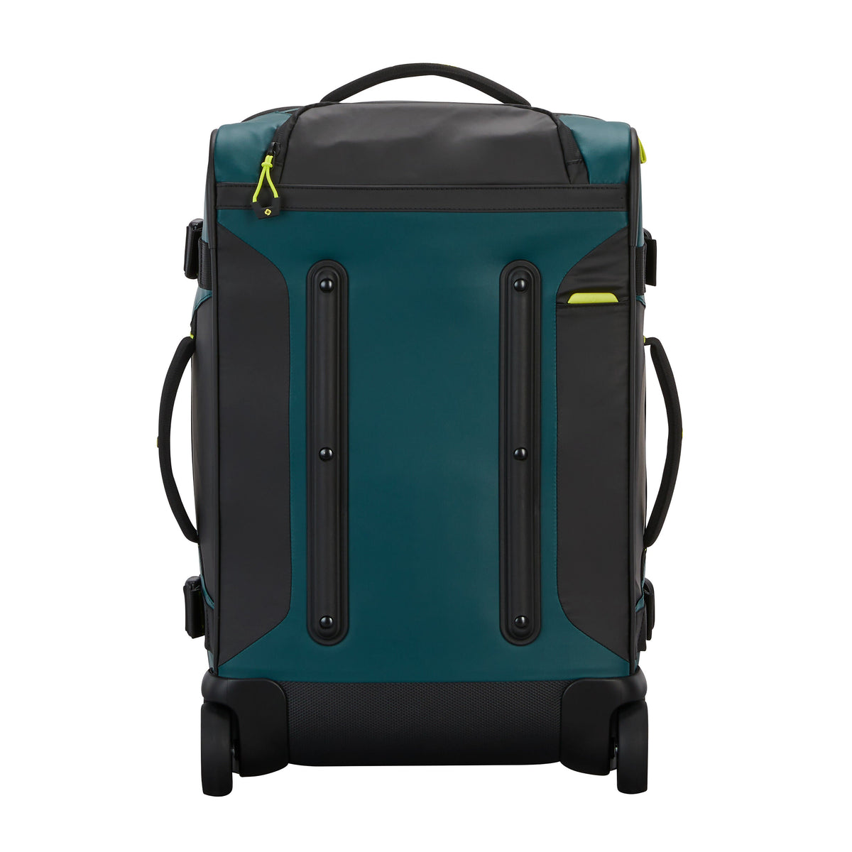 Samsonite Prodiver Wheeled Duffle (55/20) in the color Dark Teal/Lime.