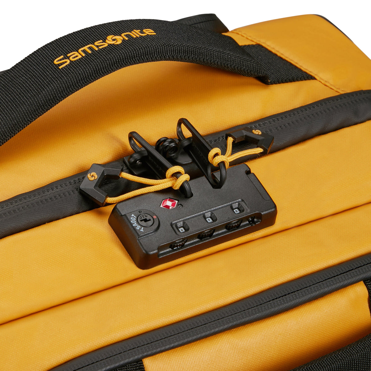 Samsonite Prodiver Wheeled Duffle Backpack (55/20) in the color Yellow.