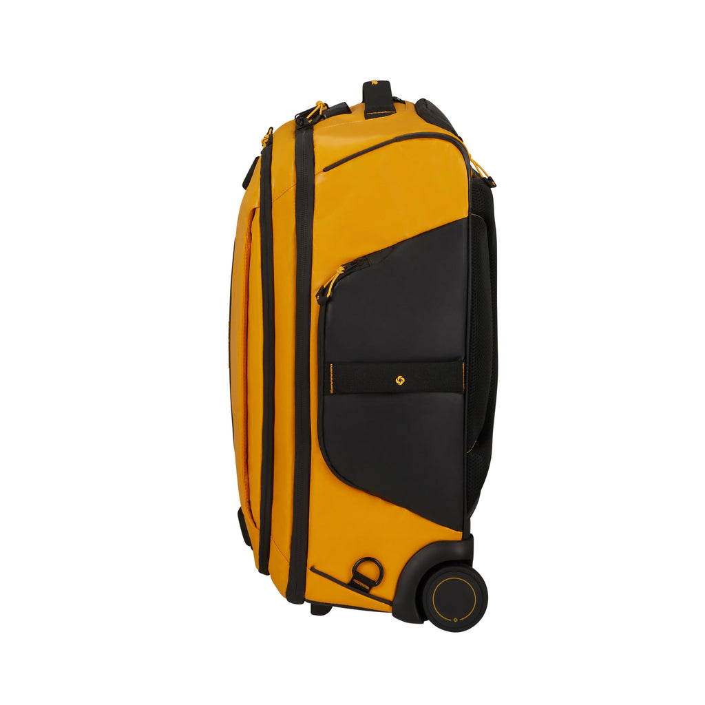 Samsonite Prodiver Wheeled Duffle Backpack (55/20) in the color Yellow.