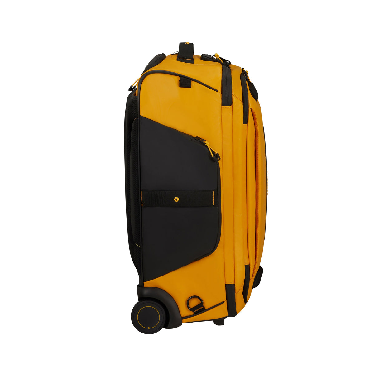 Samsonite Prodiver Wheeled Duffle Backpack (55/20) in the color Yellow.