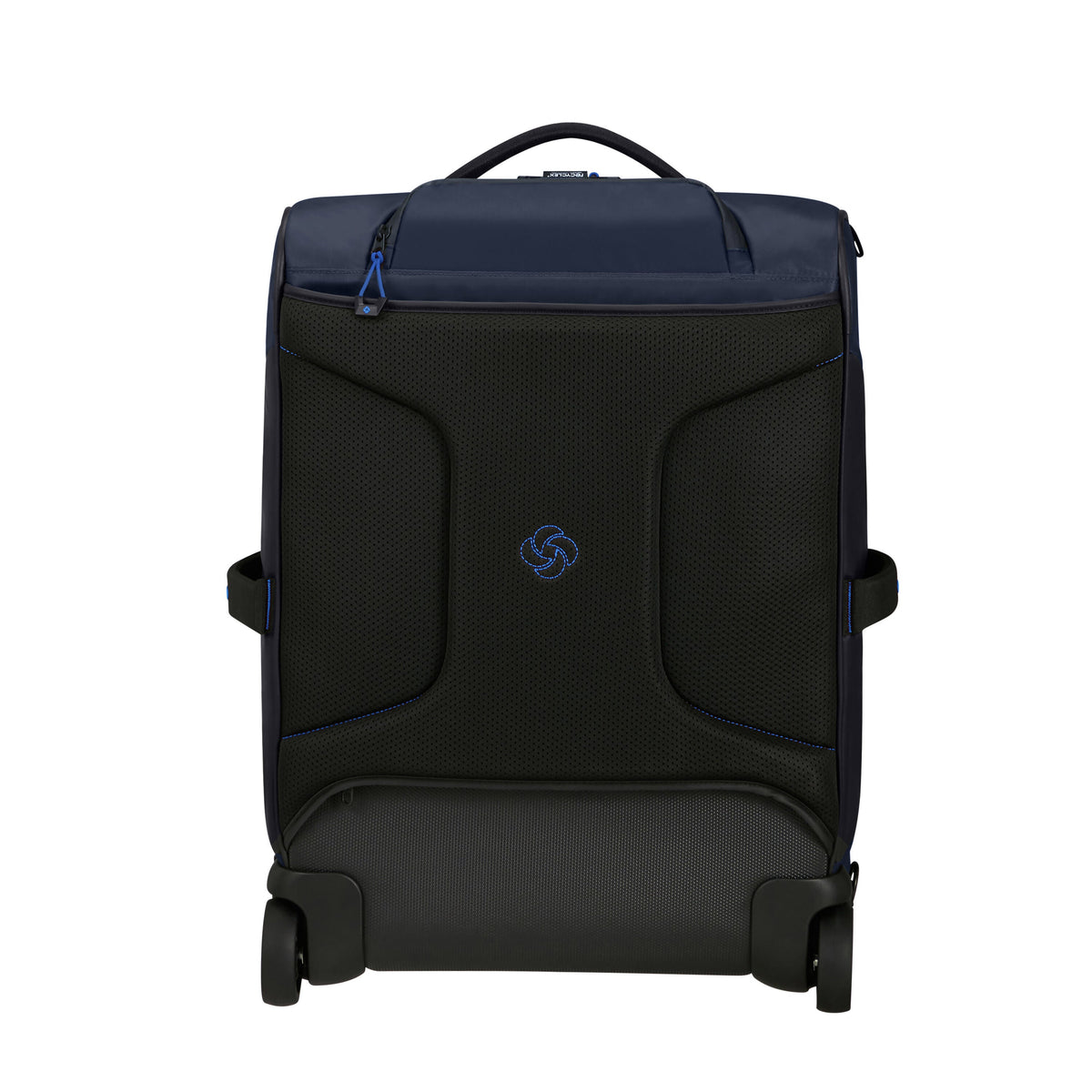 Samsonite EcoDiver Wheeled Duffle Backpack (55/20) in the color Blue Nights.