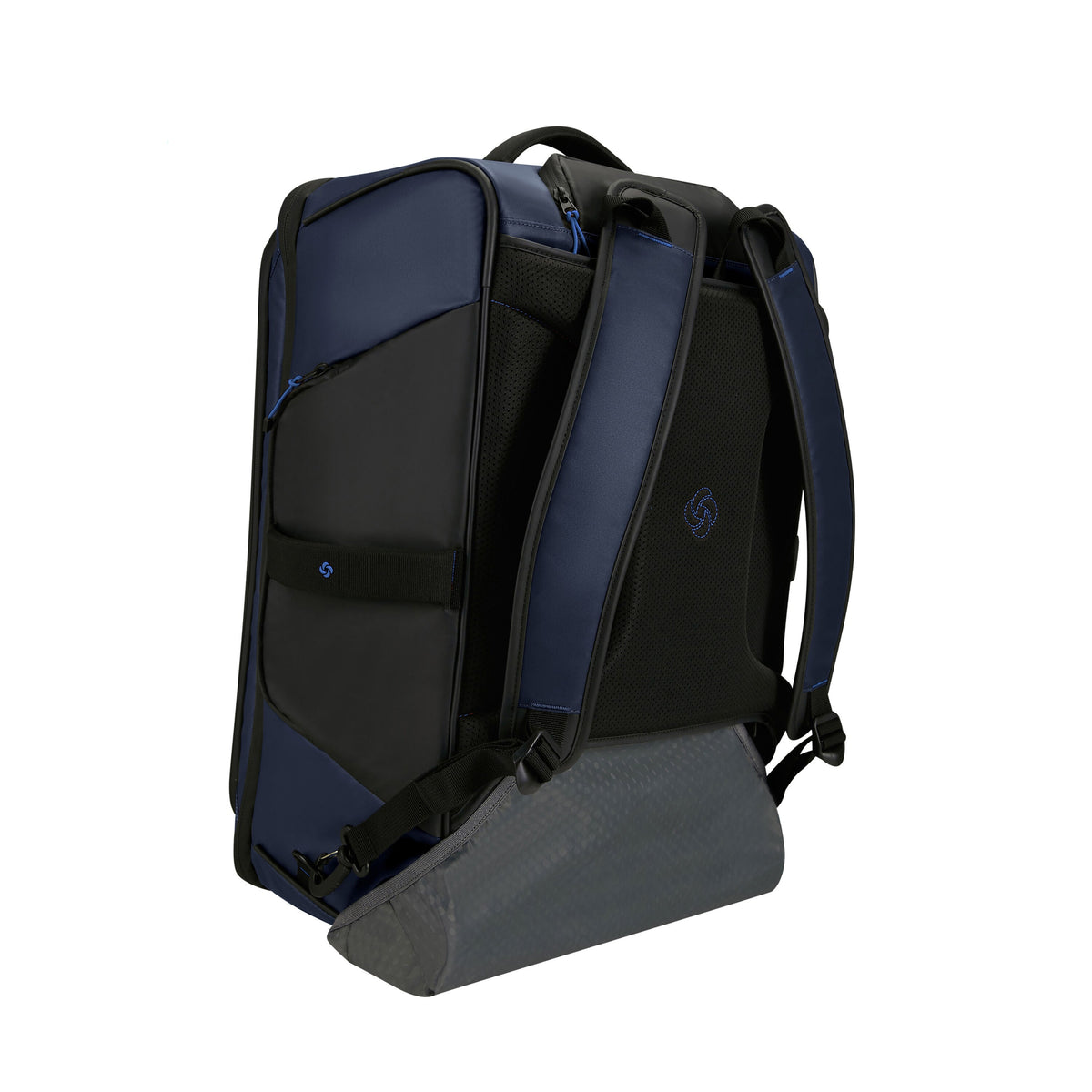 Samsonite EcoDiver Wheeled Duffle Backpack (55/20) in the color Blue Nights.