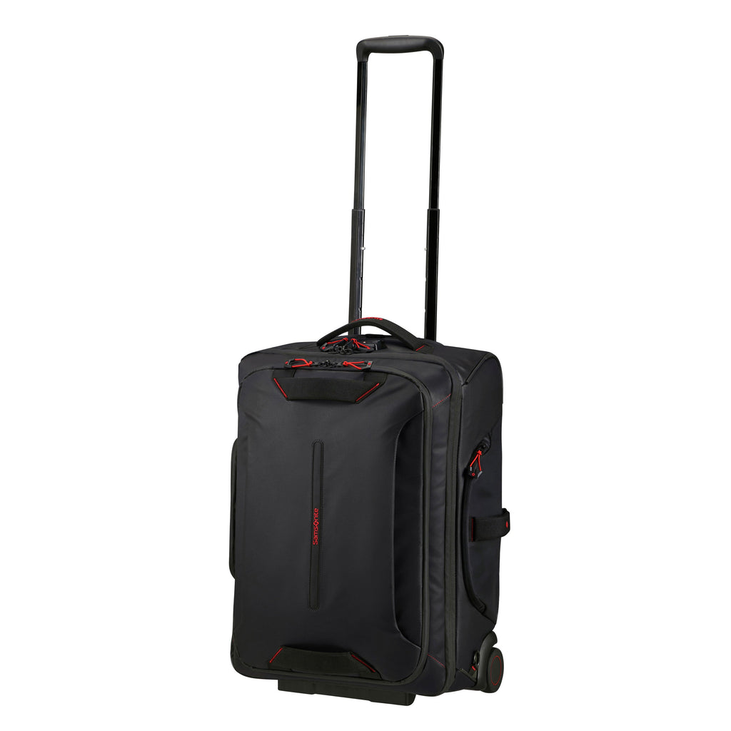 Samsonite EcoDiver Wheeled Duffle Backpack (55/20) in the color Black.