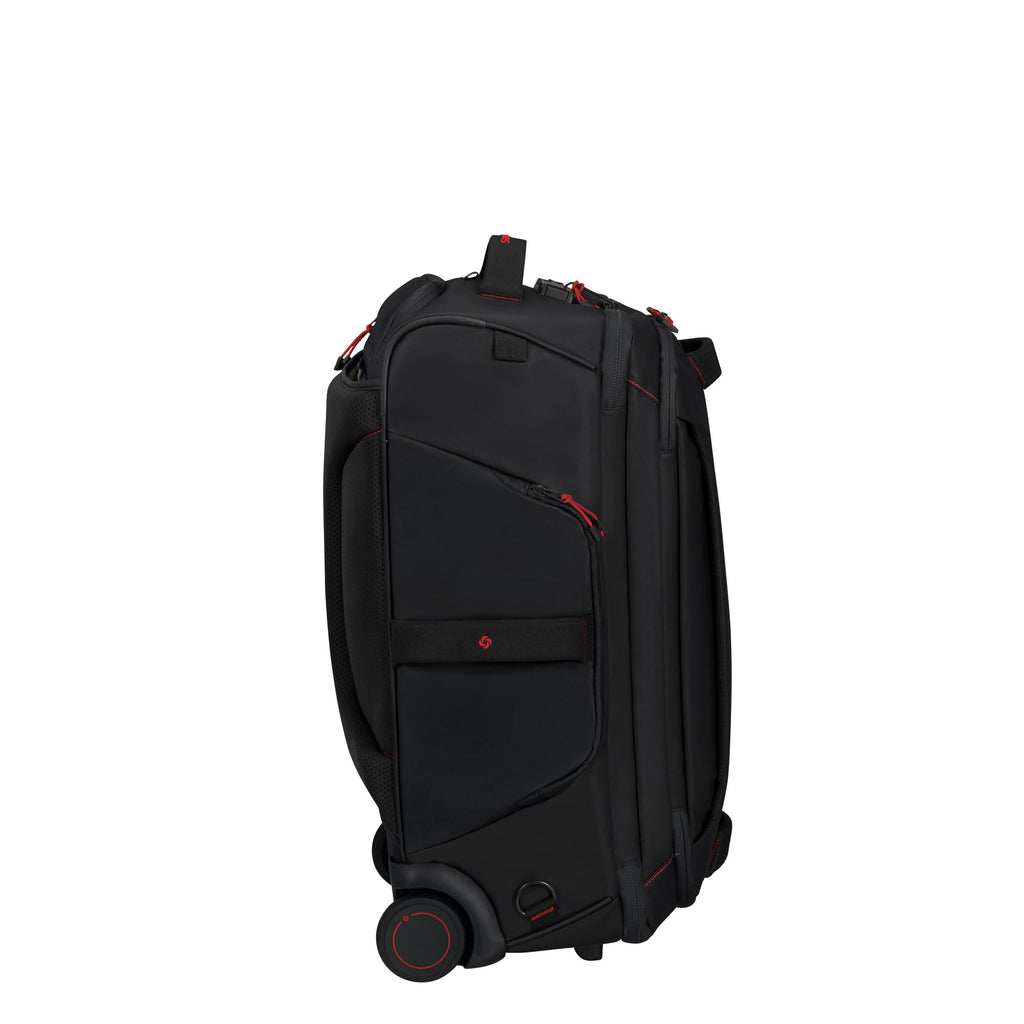 Samsonite EcoDiver Wheeled Duffle Backpack (55/20) in the color Black.