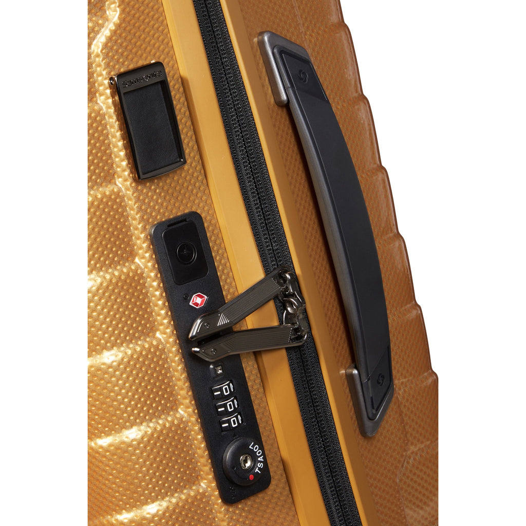 Samsonite Proxis Spinner Carry-On™ in the color Honey Gold.