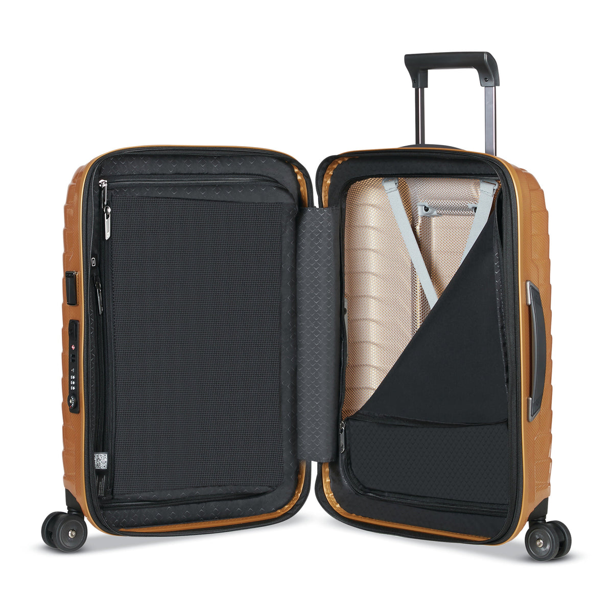 Samsonite Proxis Spinner Carry-On™ in the color Honey Gold.