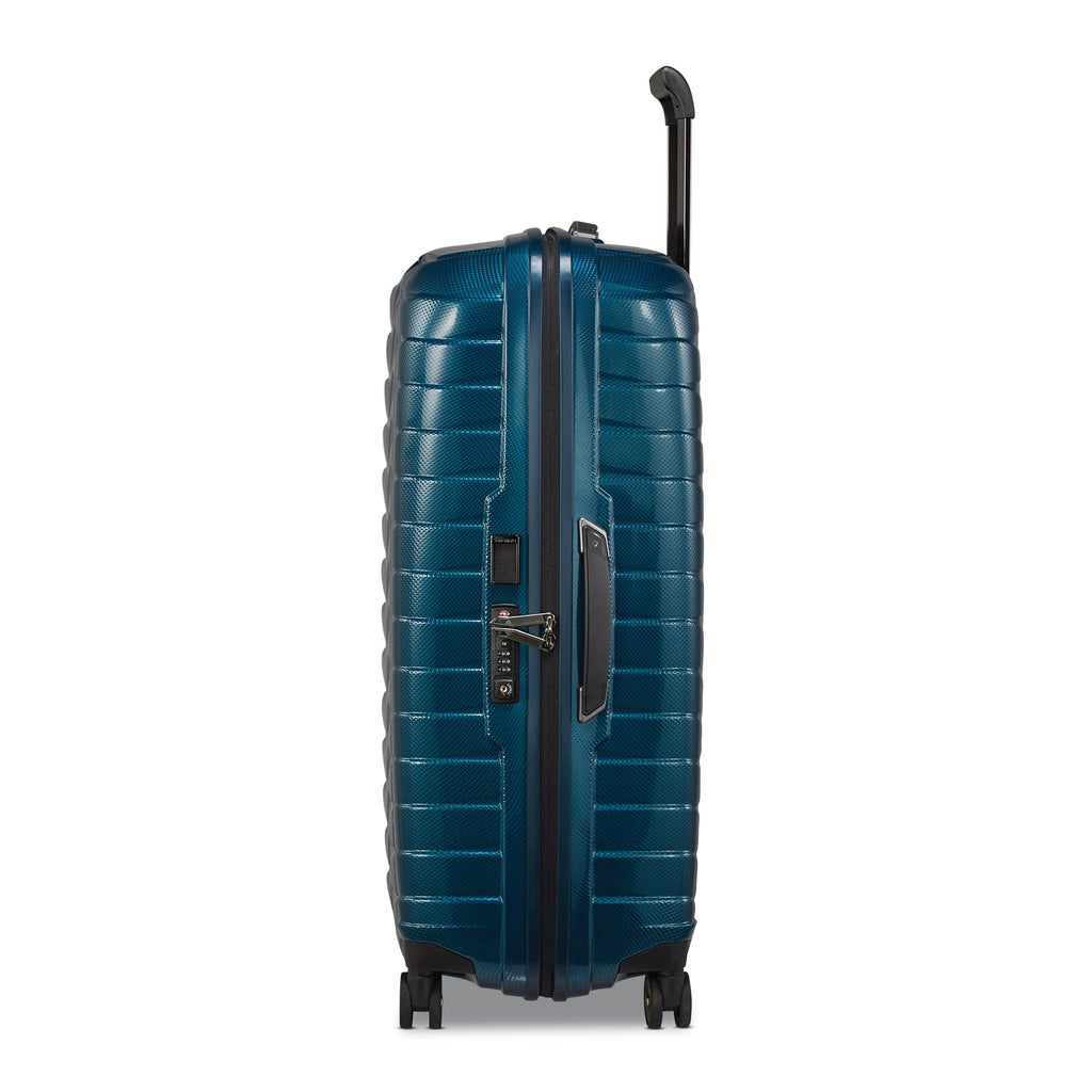 Samsonite Proxis Spinner Large (28) in the color Petrol Blue.