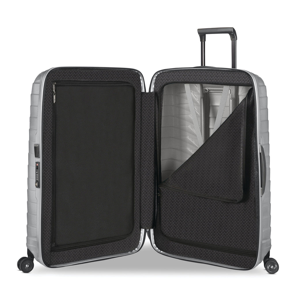 Samsonite Proxis Spinner Large (28) in the color Silver.
