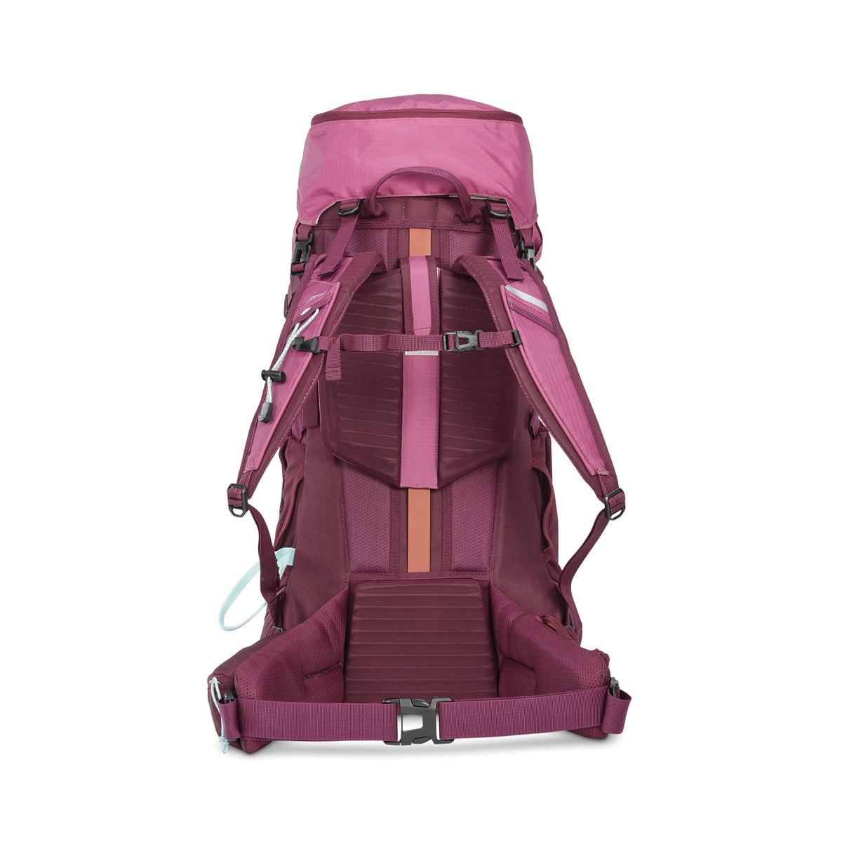 High Sierra Pathway 2.0 Women 60L Frame Pack in the color Berry/Maroon.