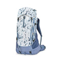 High Sierra Pathway 2.0 Women 60L Frame Pack in the color White Cracked Ice/Grey Blue.